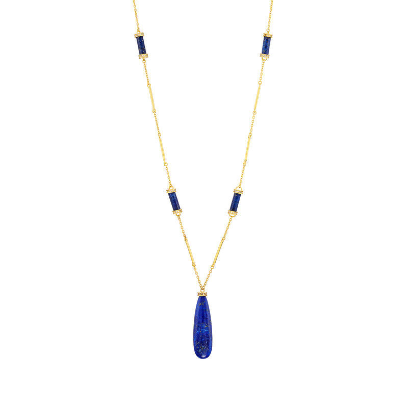 Lapis Lazuli Drop Necklace