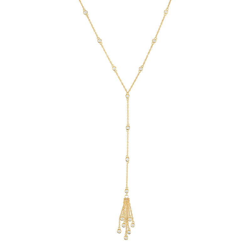 Vermeil Y17Cz Shaker Necklace - Pura Tribe