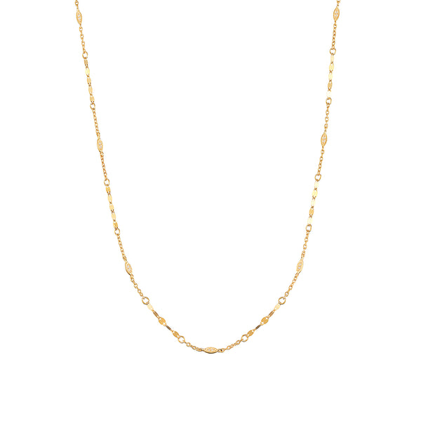 Vermeil Long Eye Chain - Pura Tribe