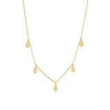 Vermeil 5 Tdrop Necklace - Pura Tribe