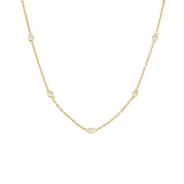 Vermeil 5 Cz Choker - Pura Tribe