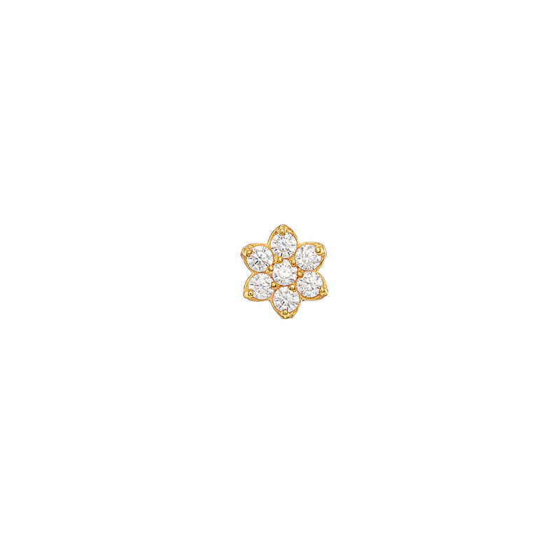 Vermeil Big Bloom Earring - Pura Tribe