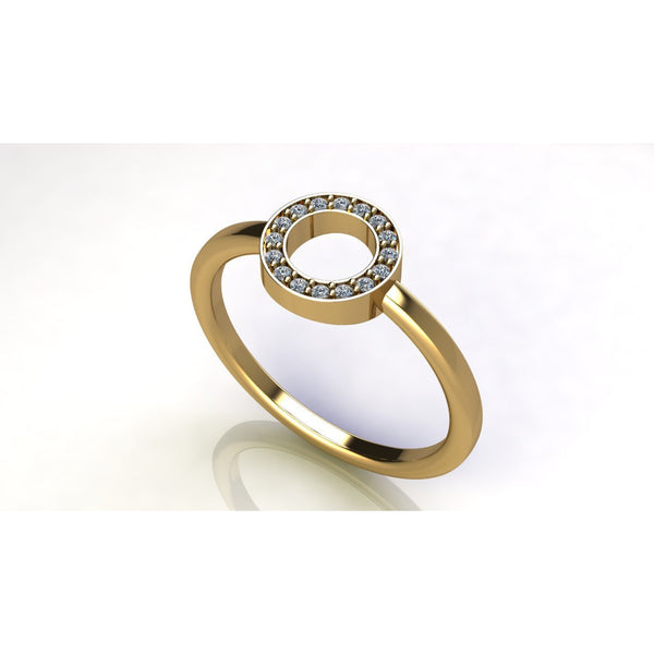 Vermeil Circle Ring - Pura Tribe