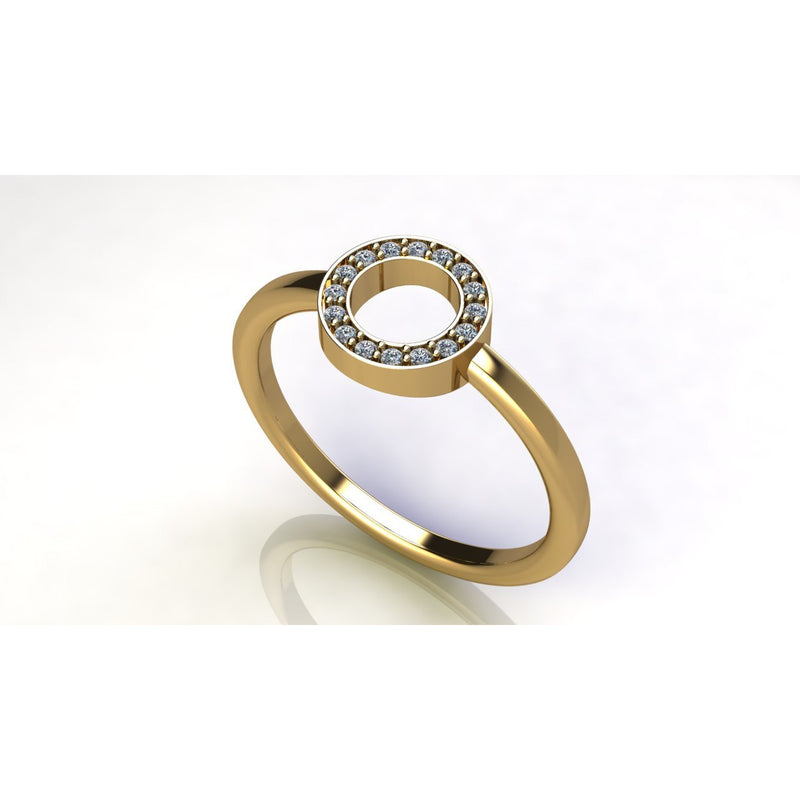 Vermeil Circle Ring - Pura Tribe